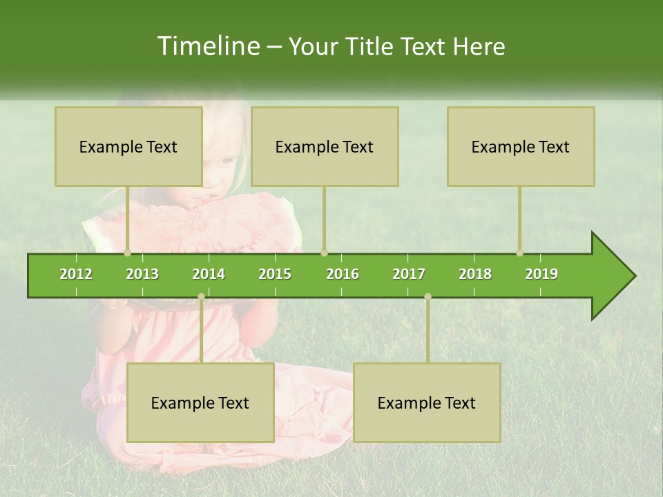 Illustration Town Concept PowerPoint Template