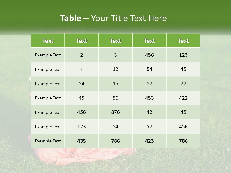 Illustration Town Concept PowerPoint Template