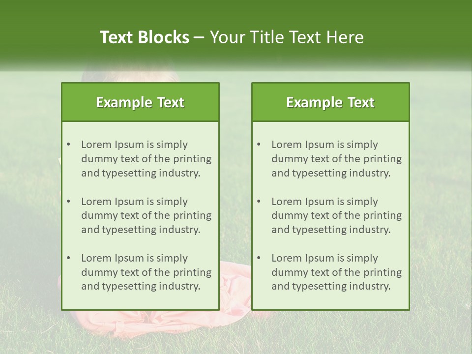 Illustration Town Concept PowerPoint Template