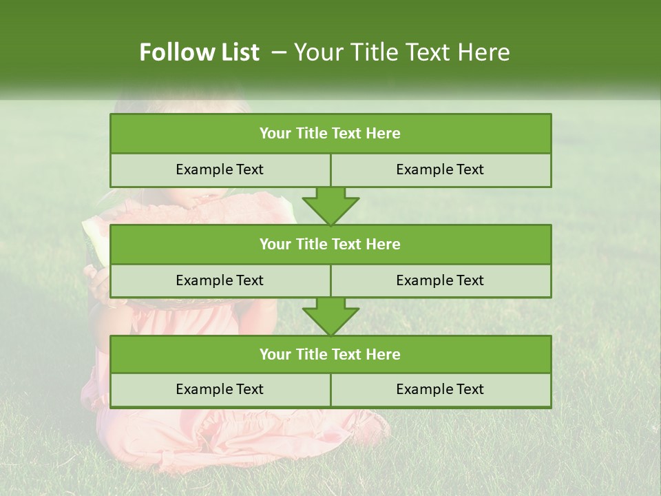 Illustration Town Concept PowerPoint Template
