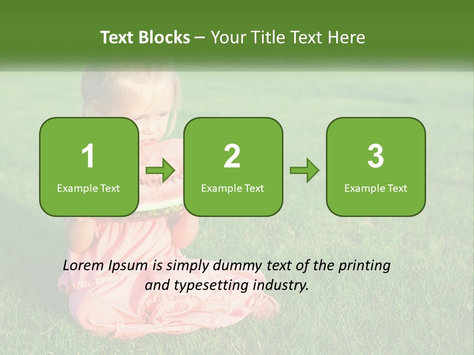 Illustration Town Concept PowerPoint Template