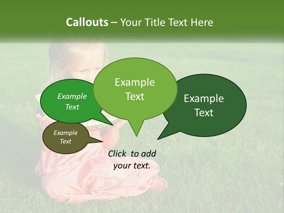 Illustration Town Concept PowerPoint Template