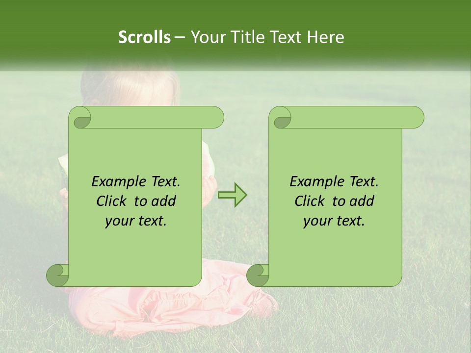 Illustration Town Concept PowerPoint Template
