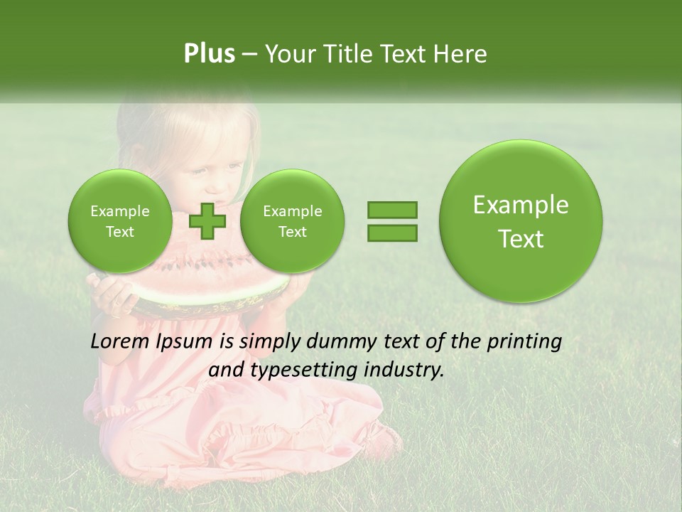 Illustration Town Concept PowerPoint Template