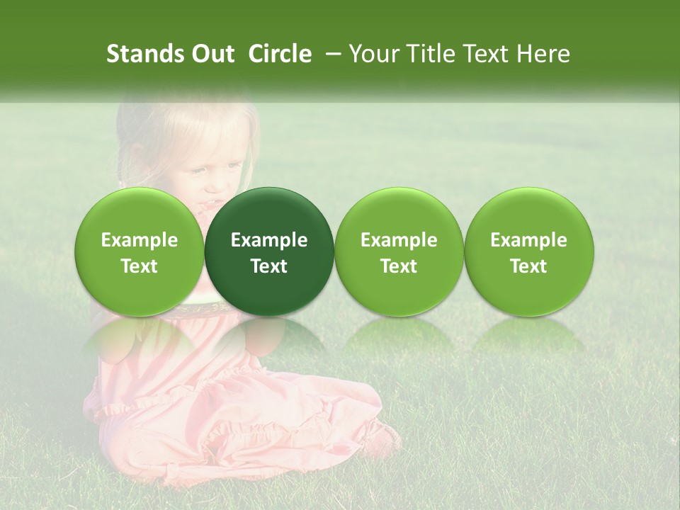 Illustration Town Concept PowerPoint Template