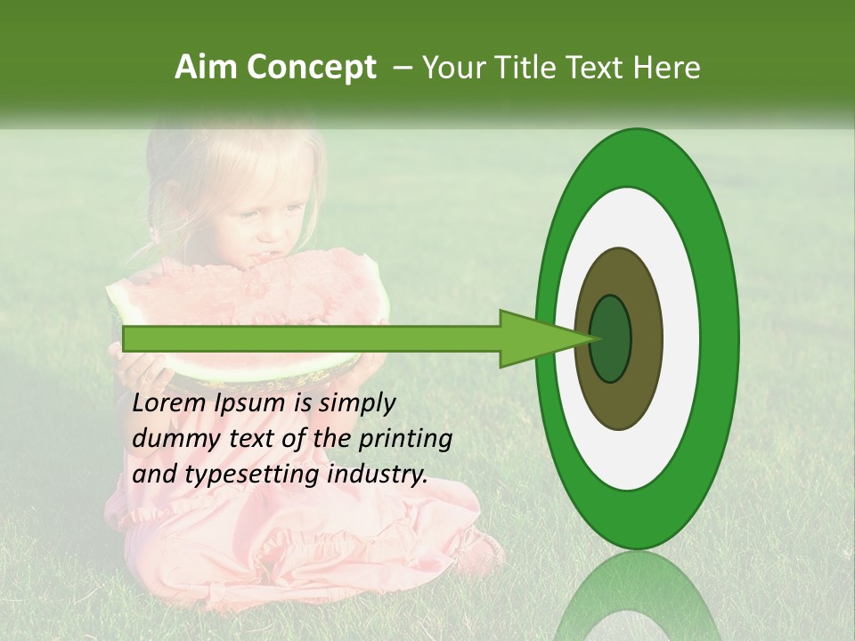 Illustration Town Concept PowerPoint Template