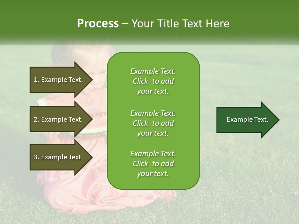 Illustration Town Concept PowerPoint Template
