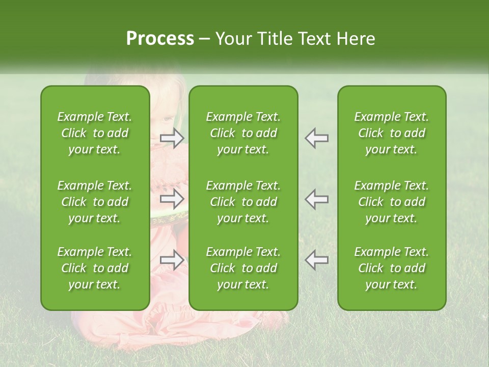 Illustration Town Concept PowerPoint Template