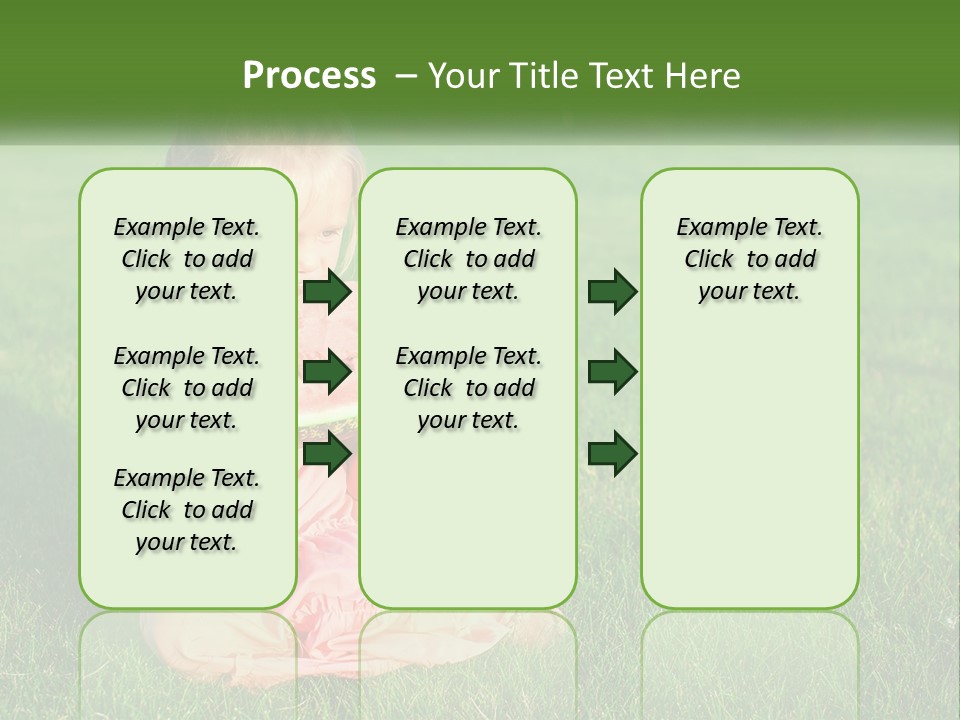 Illustration Town Concept PowerPoint Template