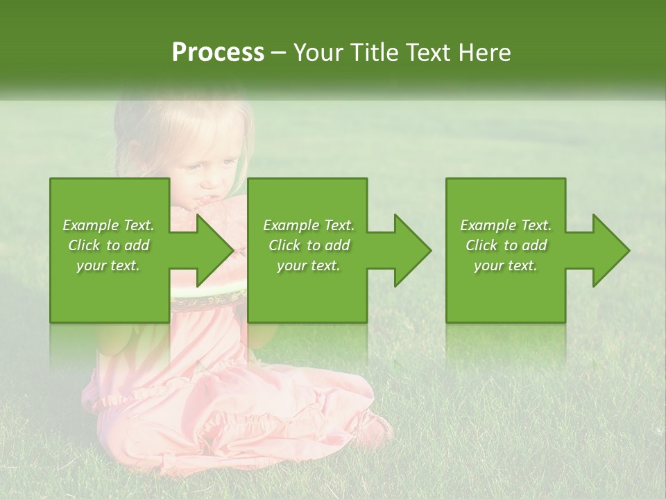 Illustration Town Concept PowerPoint Template