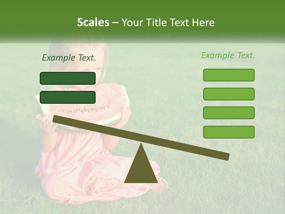 Illustration Town Concept PowerPoint Template