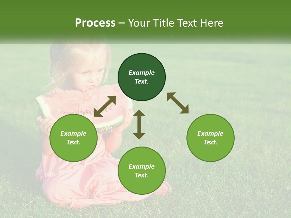 Illustration Town Concept PowerPoint Template