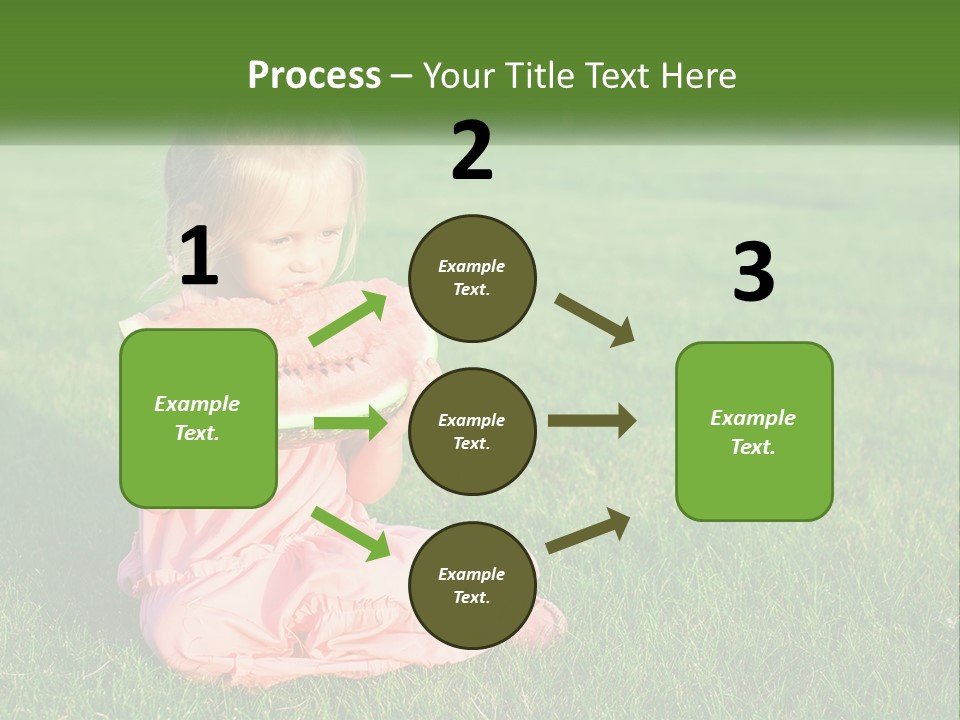 Illustration Town Concept PowerPoint Template