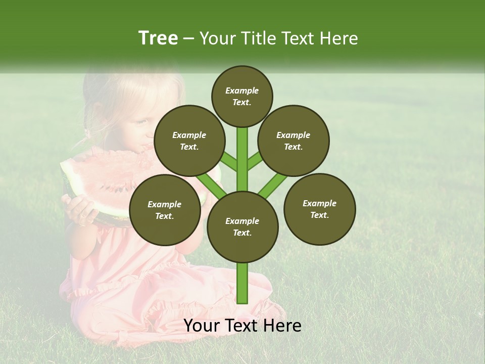 Illustration Town Concept PowerPoint Template