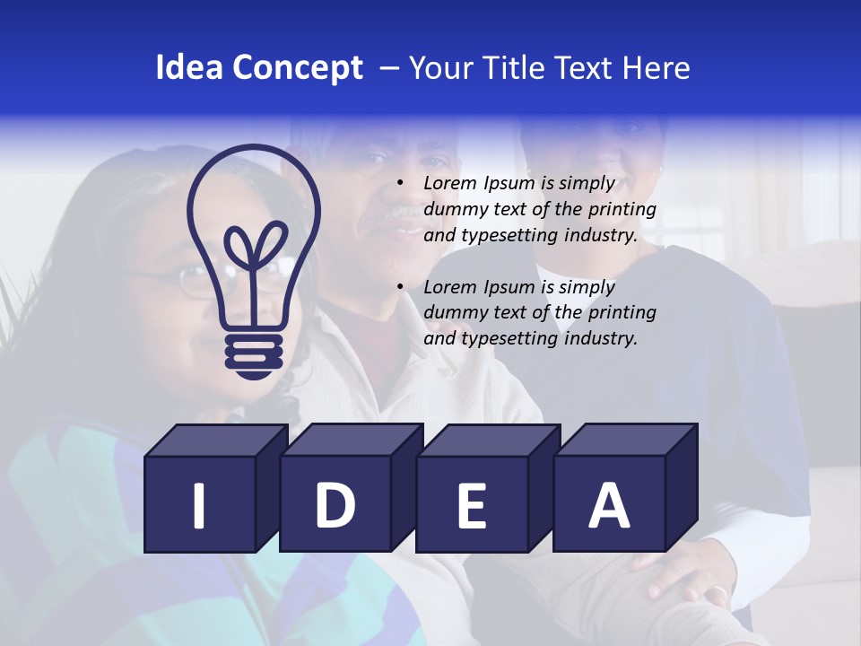 Render Black Tall PowerPoint Template