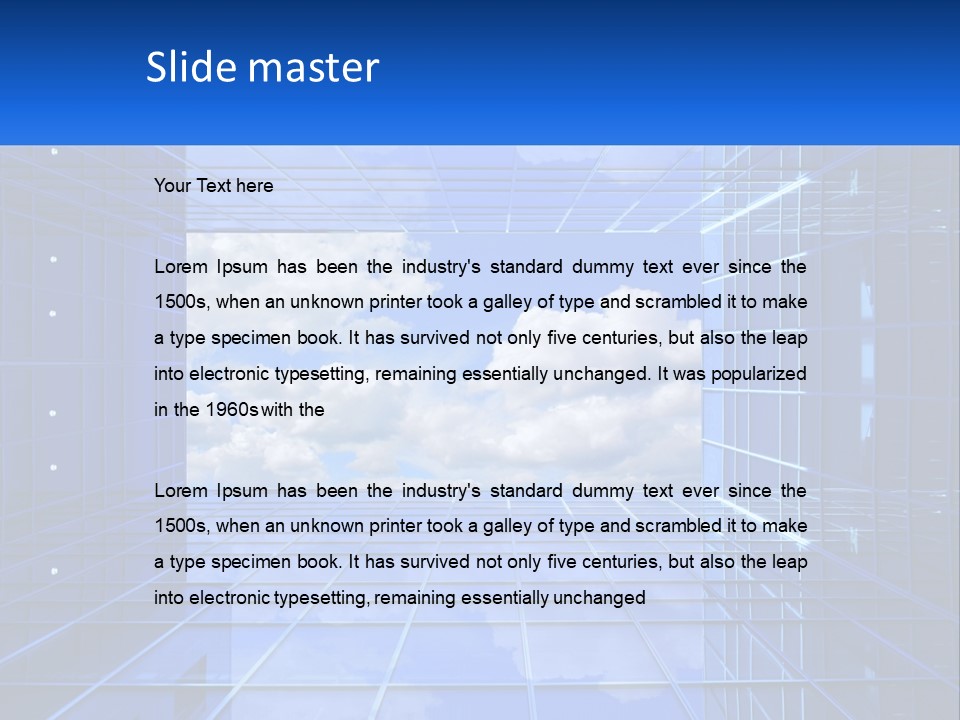 Render Illustration Shape PowerPoint Template