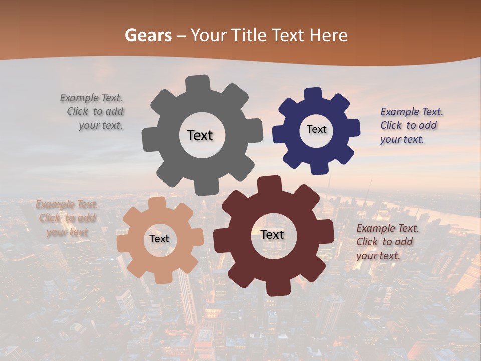 Render Metropolis Graphic PowerPoint Template