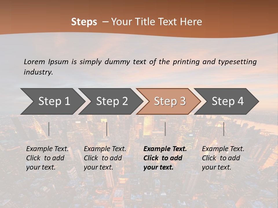 Render Metropolis Graphic PowerPoint Template