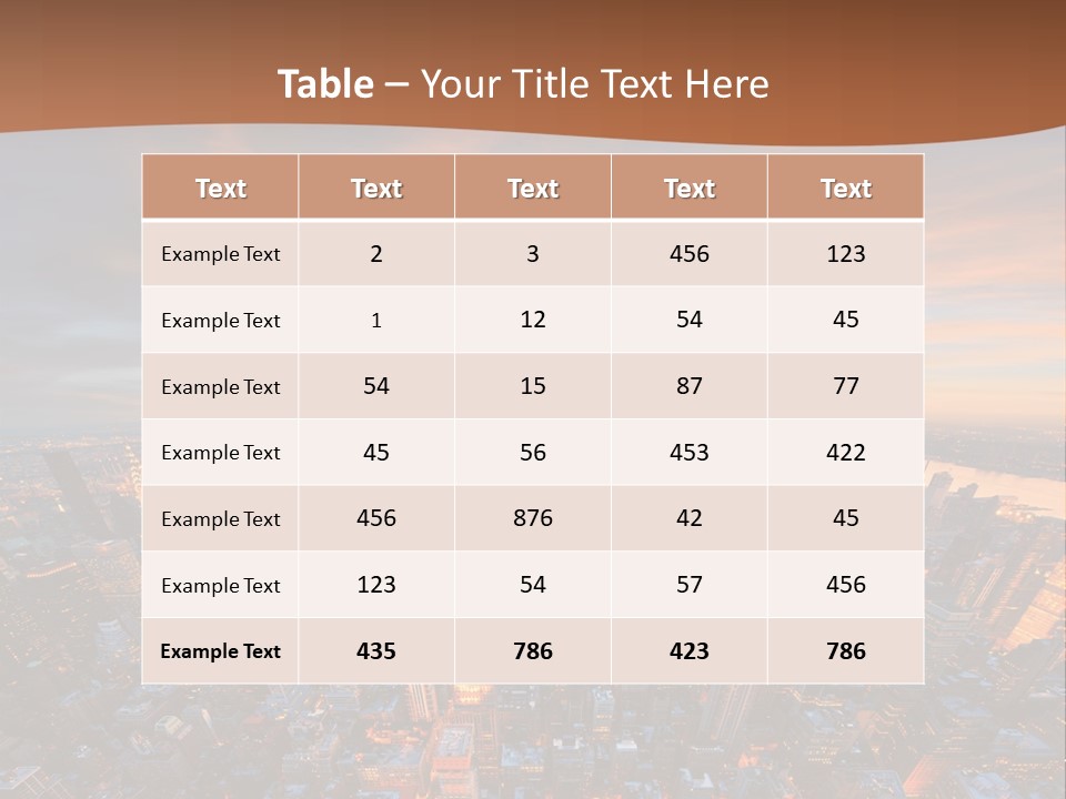 Render Metropolis Graphic PowerPoint Template