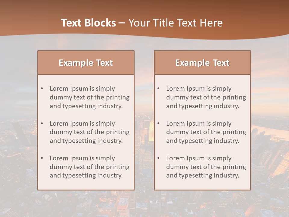 Render Metropolis Graphic PowerPoint Template