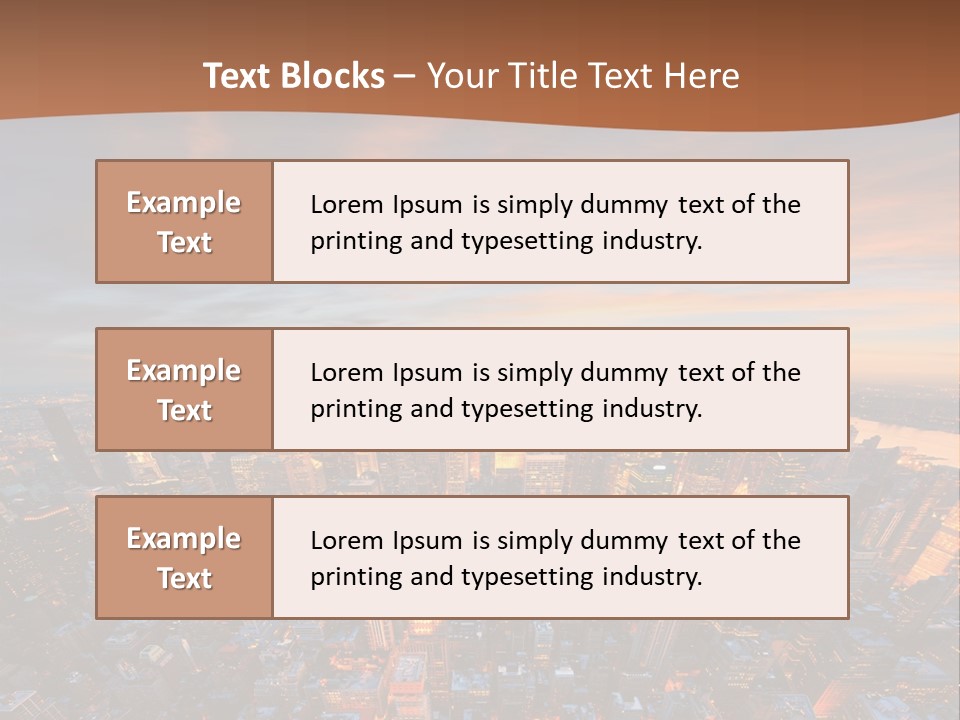 Render Metropolis Graphic PowerPoint Template