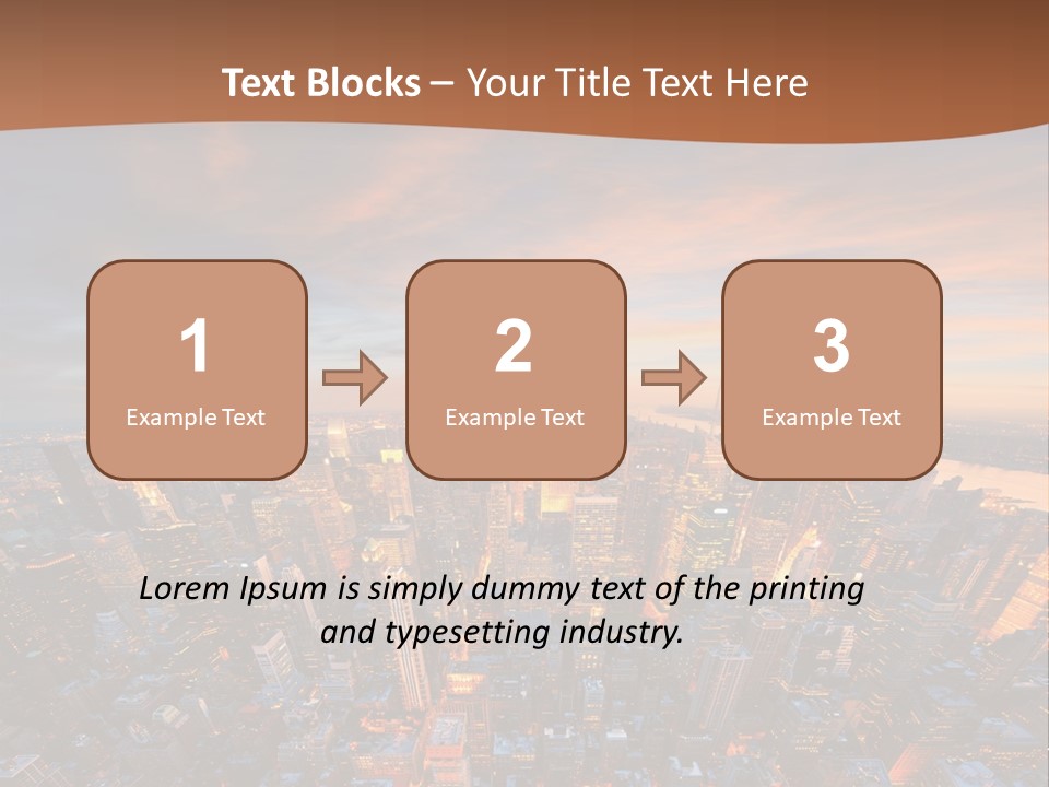 Render Metropolis Graphic PowerPoint Template