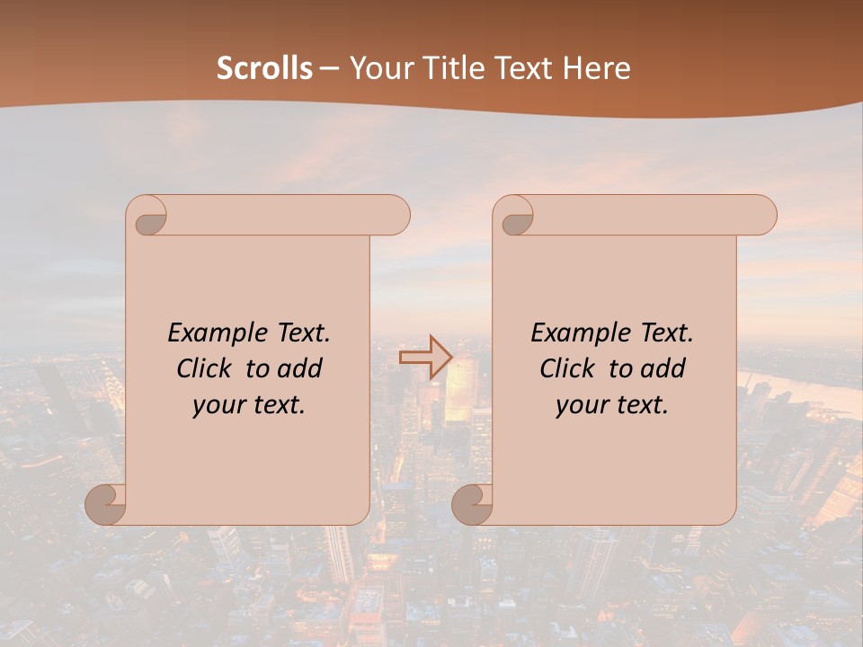 Render Metropolis Graphic PowerPoint Template