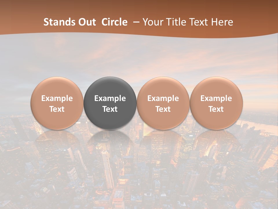 Render Metropolis Graphic PowerPoint Template