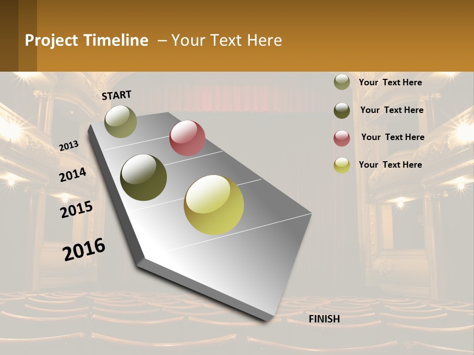 Downtown Sphere City PowerPoint Template