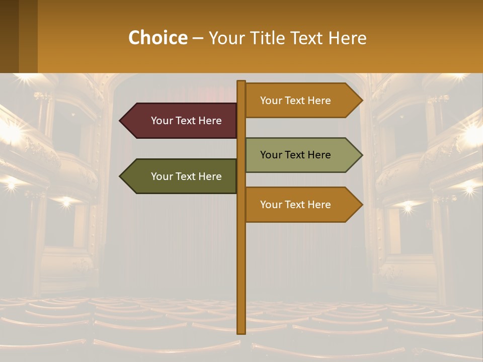 Downtown Sphere City PowerPoint Template