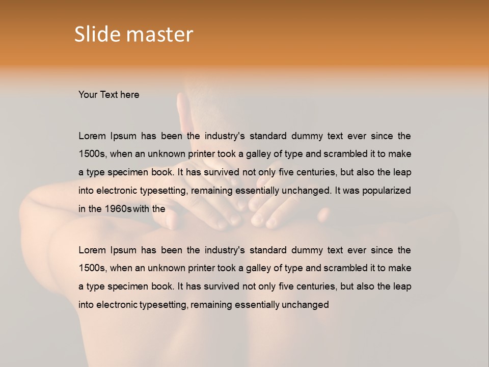 Tall House Background PowerPoint Template