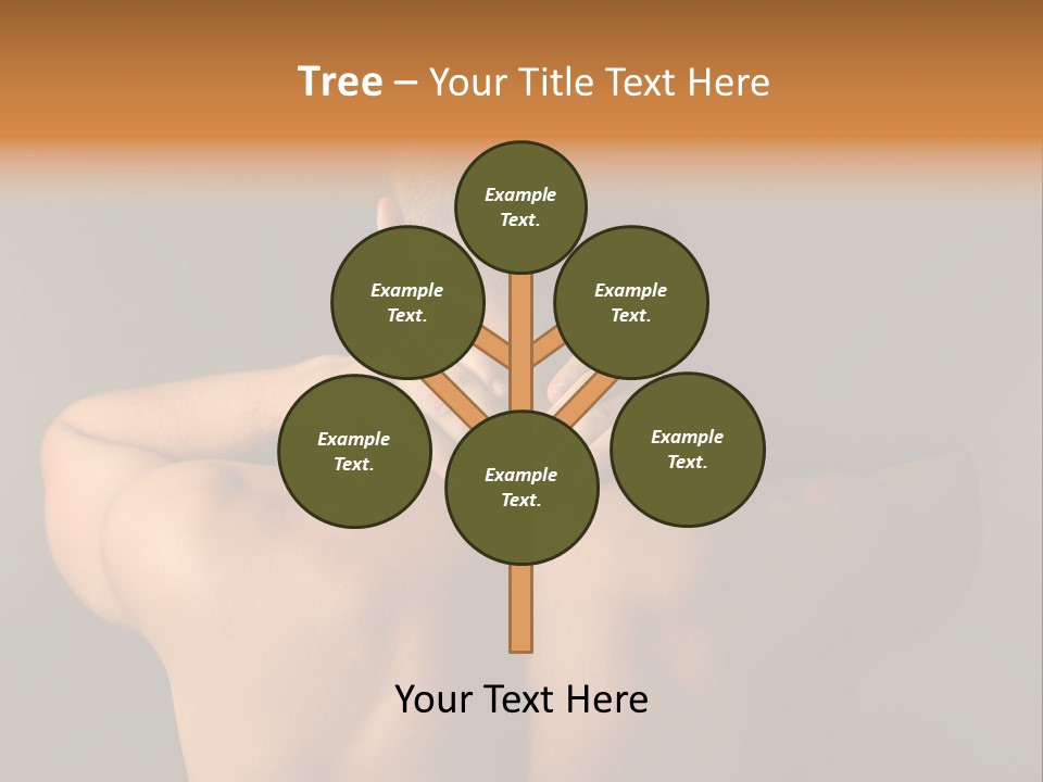 Tall House Background PowerPoint Template