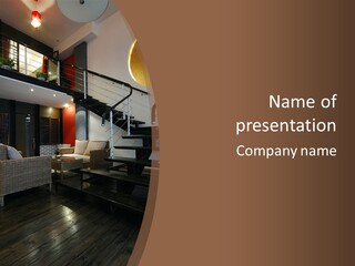 Sphere Cube Environment PowerPoint Template