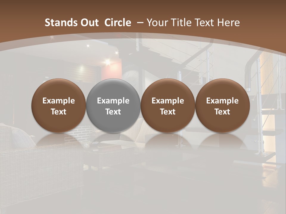 Sphere Cube Environment PowerPoint Template