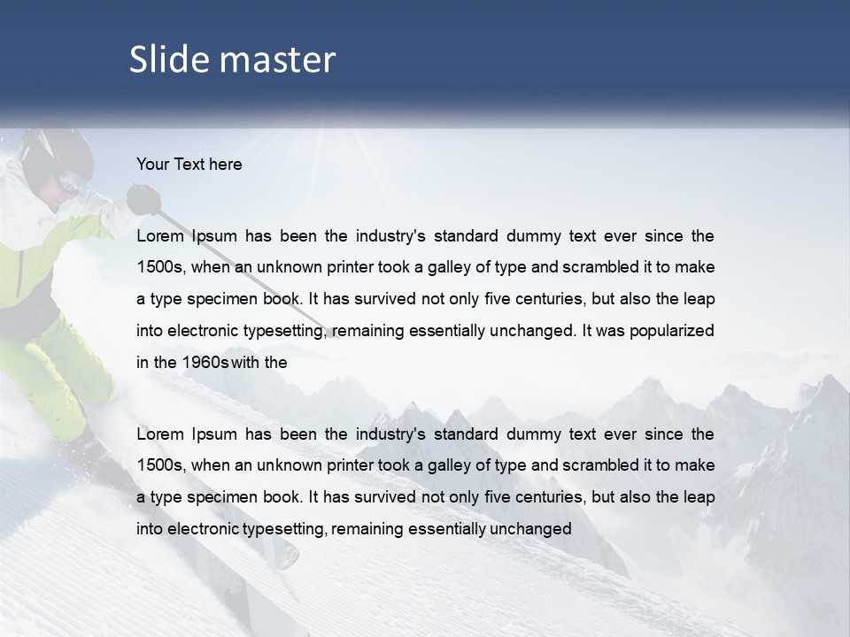 Square View Environment PowerPoint Template