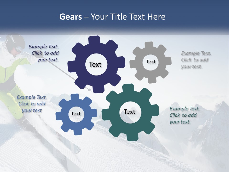 Square View Environment PowerPoint Template