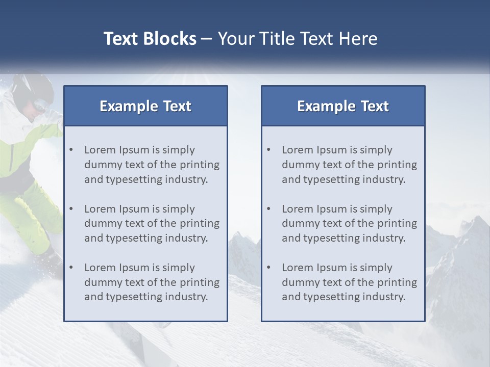 Square View Environment PowerPoint Template