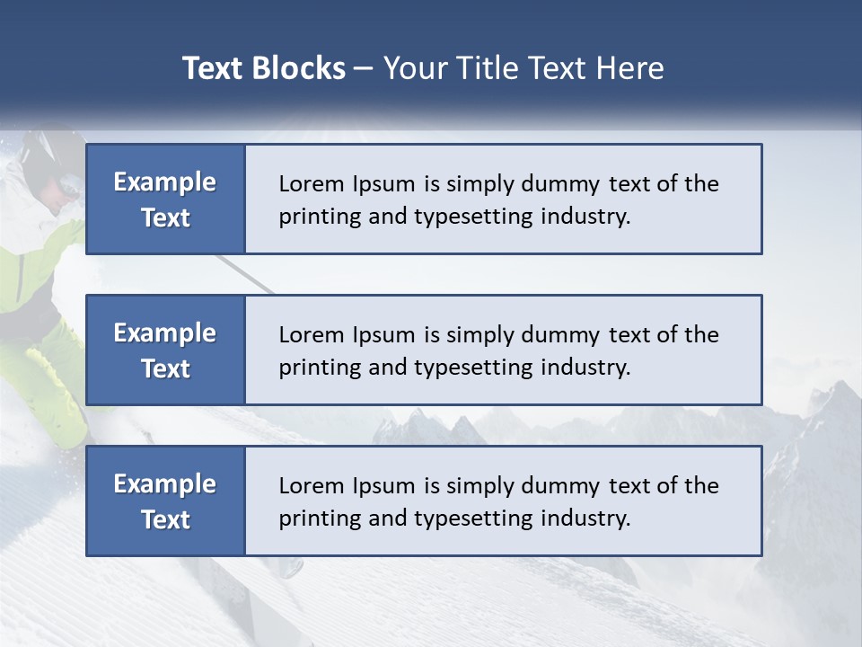 Square View Environment PowerPoint Template