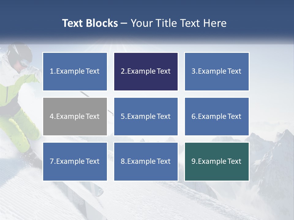 Square View Environment PowerPoint Template