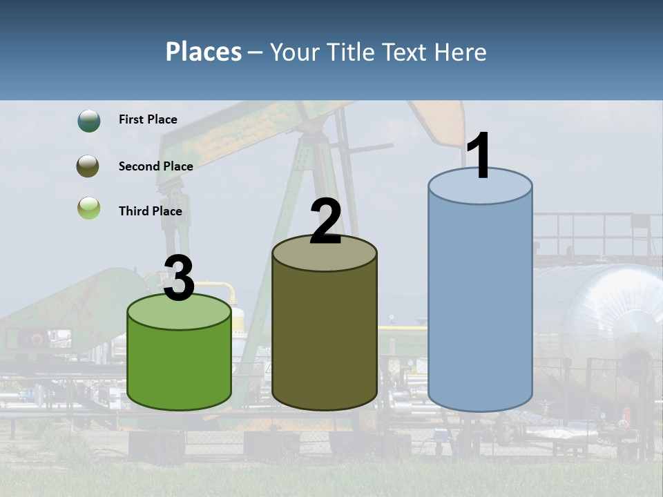 Earth Cube Skyscraper PowerPoint Template