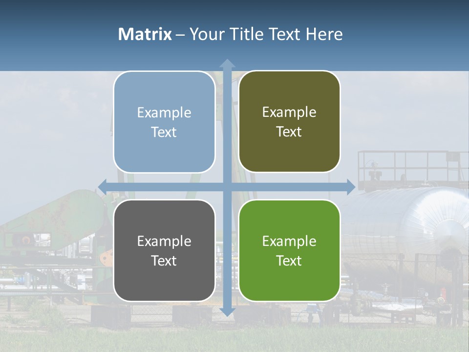 Earth Cube Skyscraper PowerPoint Template