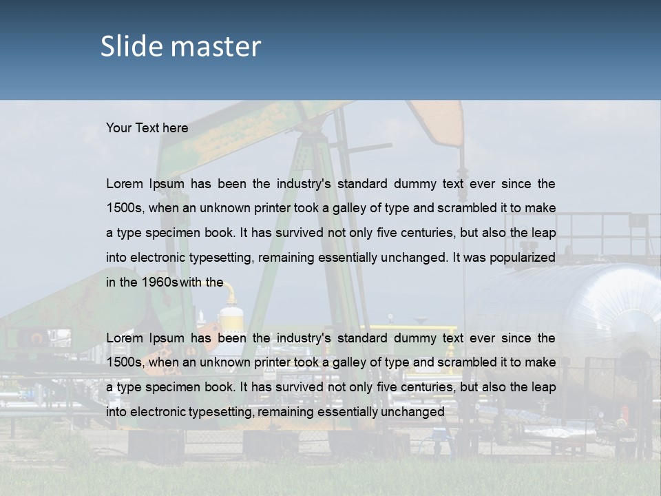 Earth Cube Skyscraper PowerPoint Template