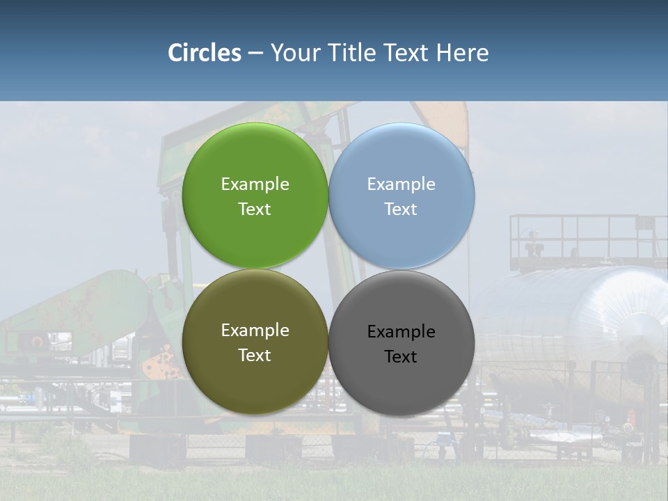 Earth Cube Skyscraper PowerPoint Template