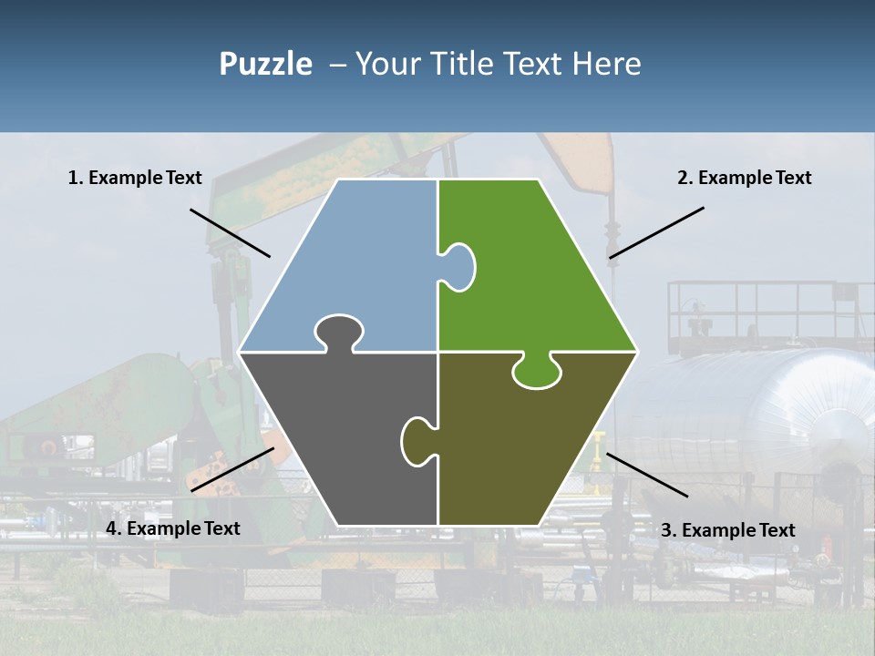 Earth Cube Skyscraper PowerPoint Template
