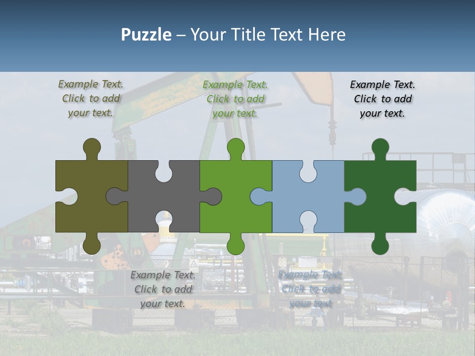 Earth Cube Skyscraper PowerPoint Template