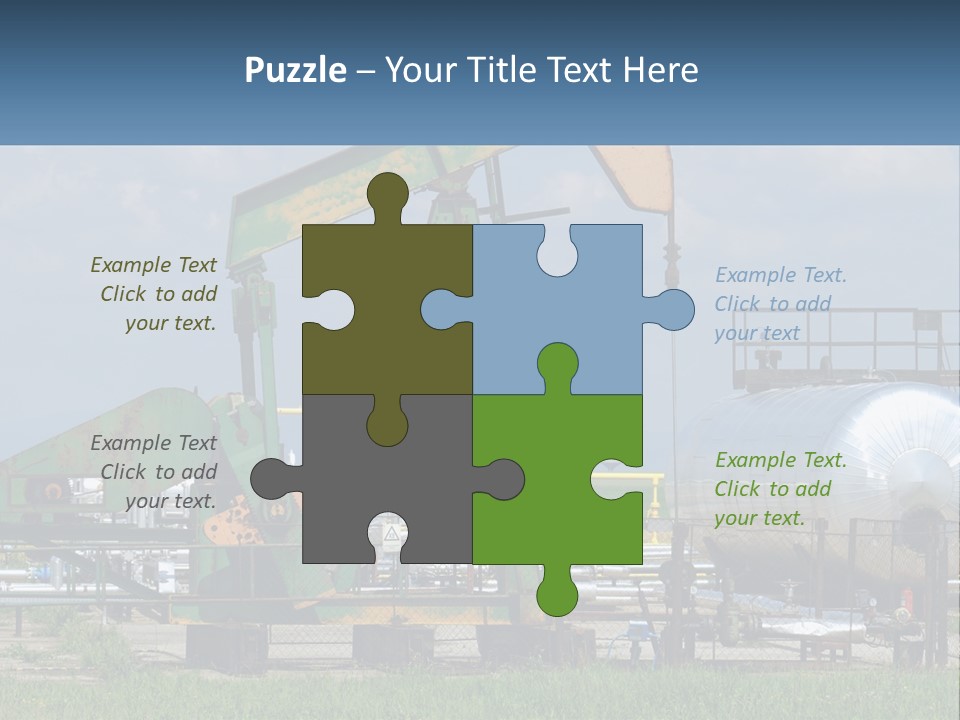 Earth Cube Skyscraper PowerPoint Template