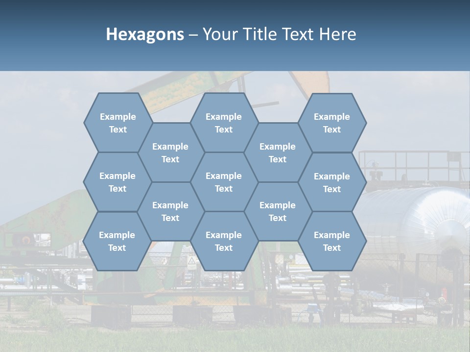 Earth Cube Skyscraper PowerPoint Template