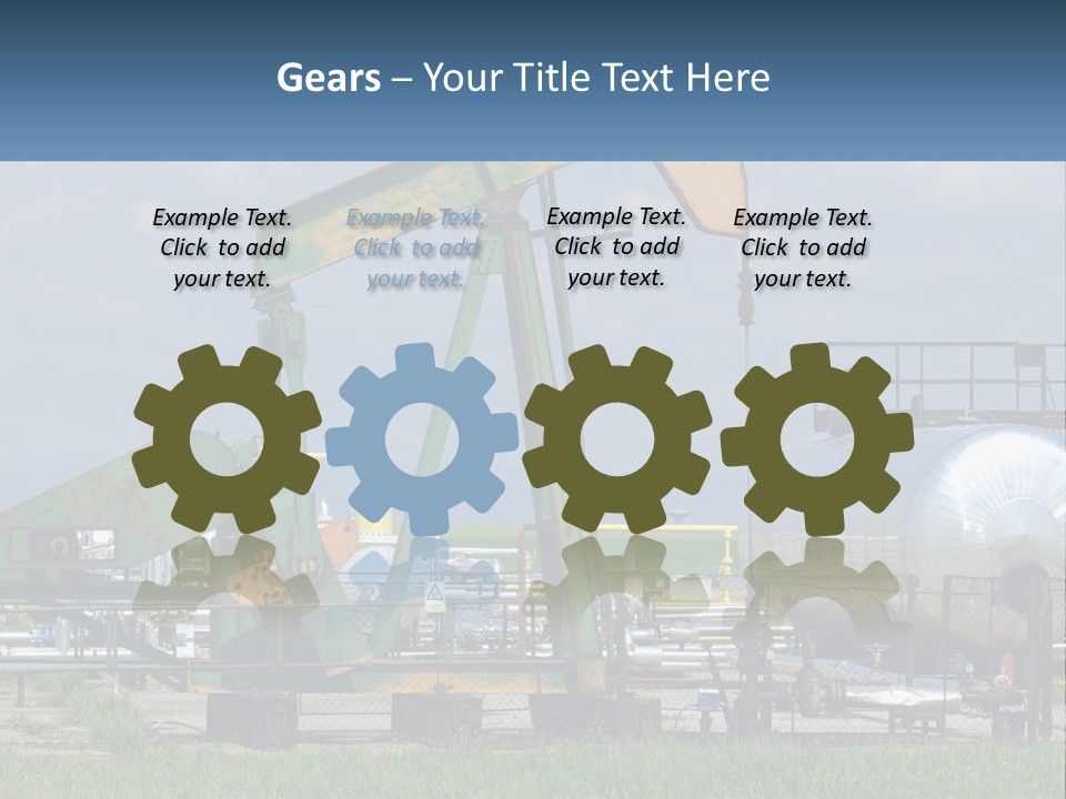 Earth Cube Skyscraper PowerPoint Template