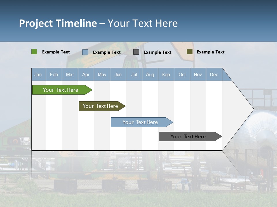 Earth Cube Skyscraper PowerPoint Template