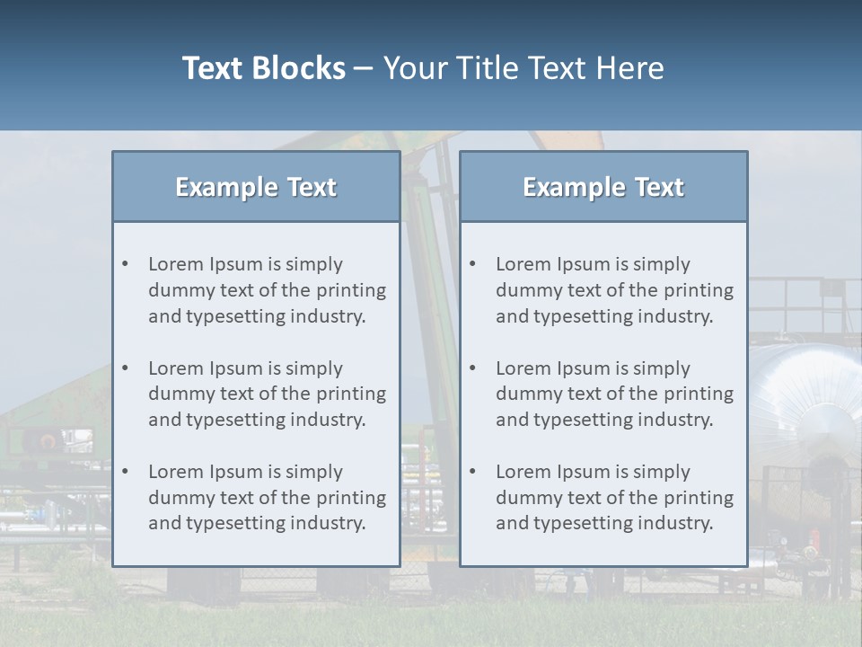 Earth Cube Skyscraper PowerPoint Template